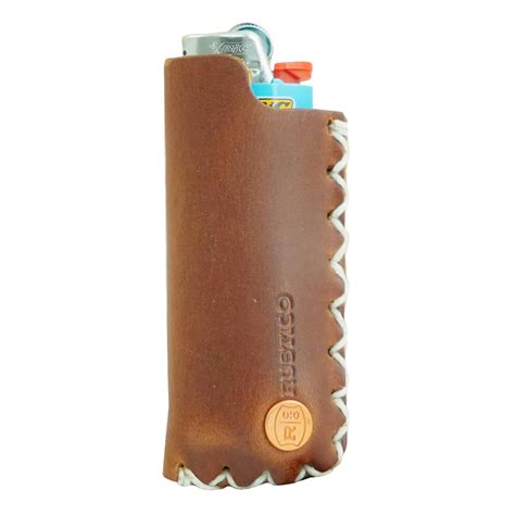 lv lighter sleeve|rustico leather lighter sleeve.